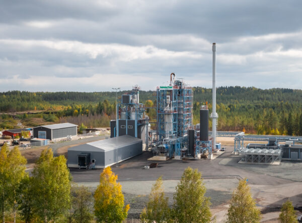 Activated carbon production unit in Ilomantsi