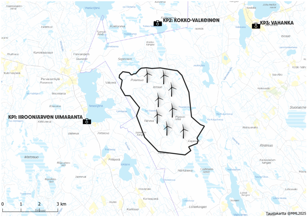 Kaijansuon kuvauspaikat